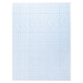 Бумага масштабно-координатная (миллиметровая), планшет А3, голубая, 20 листов, 80 г/м2, STAFF, 113491