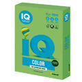 Бумага цветная IQ color, А4, 80 г/м2, 500 л., интенсив, зеленая липа, LG46