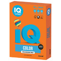 Бумага цветная IQ color БОЛЬШОЙ ФОРМАТ (297х420 мм), А3, 80 г/м2, 500 л., интенсив, оранжевая, OR43