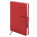 Ежедневник датированный 2022 А5 148х218 мм GALANT "Ritter", под кожу, красный, 112938