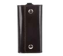 Футляр для ключей BEFLER "Classic", натуральная кожа, две кнопки, 60x110х15 мм, коричневый, KL.3.-1