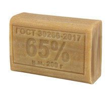 Мыло хозяйственное 65%, 200 г, МЕРИДИАН, без упаковки
