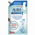 Мыло-крем антибактериальное 1 л AURA PRO EXPERT, с антисептическим эффектом, дой-пак, 10624