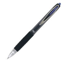 Ручка гелевая автоматическая UNI-BALL (Япония) "Signo", СИНЯЯ, корпус тонированный, узел 0,7 мм, линия письма 0,4 мм, UMN-207 BLUE