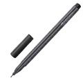 Ручка капиллярная (линер) FABER-CASTELL "Grip Finepen", ЧЕРНАЯ, трехгранная, корпус черный, 0,4 мм, 151699