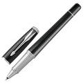 Ручка-роллер PARKER "Urban Premium Ebony Metal CT", корпус черный глянцевый лак с гравировкой, хромированные детали, черная, 1931614