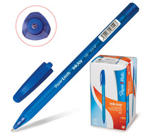 Ручка шариковая PAPER MATE "Inkjoy 100", СИНЯЯ, корпус тонированный синий, узел 0,7 мм, линия письма 0,5 мм, S0960900