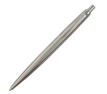 Ручка шариковая PARKER "Jotter XL Monochrome Stainless Steel CT", корпус серебристый, сталь, синяя,2122756