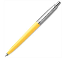 Ручка шариковая PARKER "Parker Jotter Orig Yellow", корпус желтый, детали хром, блистер, синяя, 2076056