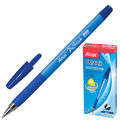 Ручка шариковая с грипом BEIFA (Бэйфа) "A Plus", СИНЯЯ, корпус синий, узел 1 мм, линия письма 0,7 мм, KA124200CS-BL