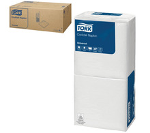 Салфетки TORK Big Pack, 24х23,8, 200 шт., белые, 10130