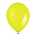 Шары воздушные ZIPPY (ЗИППИ) 10" (25 см), комплект 50 шт., неоновые желтые, в пакете, 104185