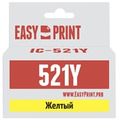Совместимый картридж EasyPrint Canon CLI-521Y для Canon PIXMA iP4700/ MP540/ 620/ 980/ MX860, желтый, с чипом