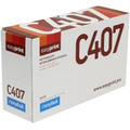 Совместимый картридж EasyPrint CLT-C407S синий для Samsung CLP-320/ 325/ CLX-3185 (1 000 стр.) с чипом