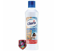 Средство для мытья пола дезинфицирующее 1 л, GLORIX (Глорикс) "Свежесть Атлантики", без хлора, 62079